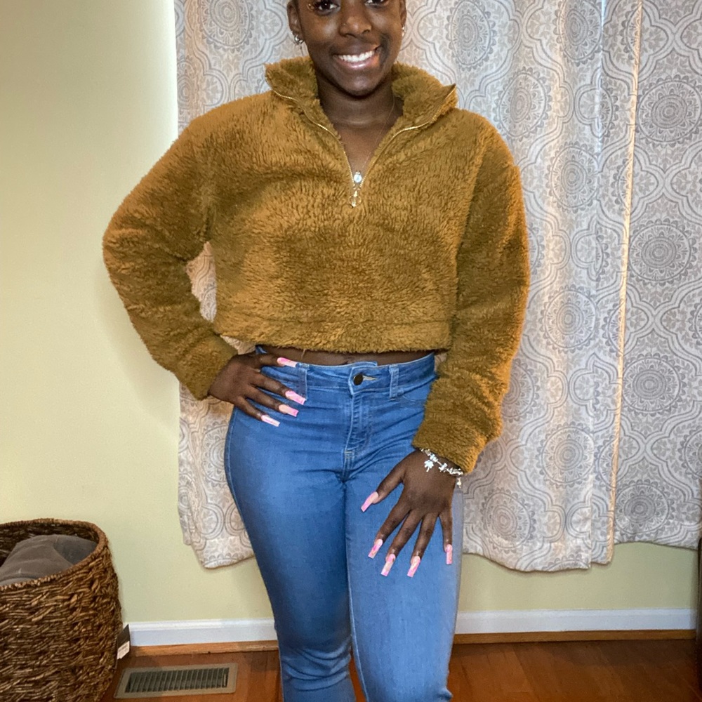 Teddy Cropped Jacket